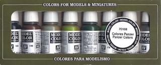 Model Color Set No 8 - Panzer Colors