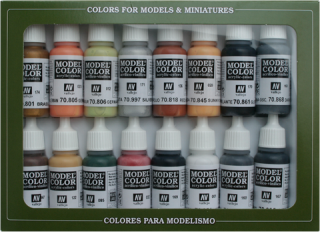 Model Color Set No 7 - WWII German Colours