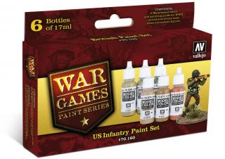 US Infantry War Games Paint Set