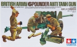 British Army 6 Pounder Anti-tank Gun