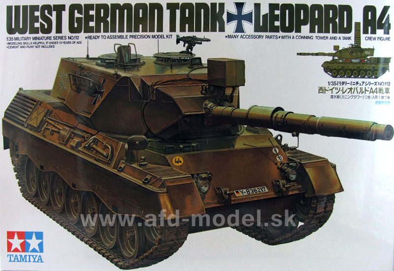 West German Tank Leopard A4