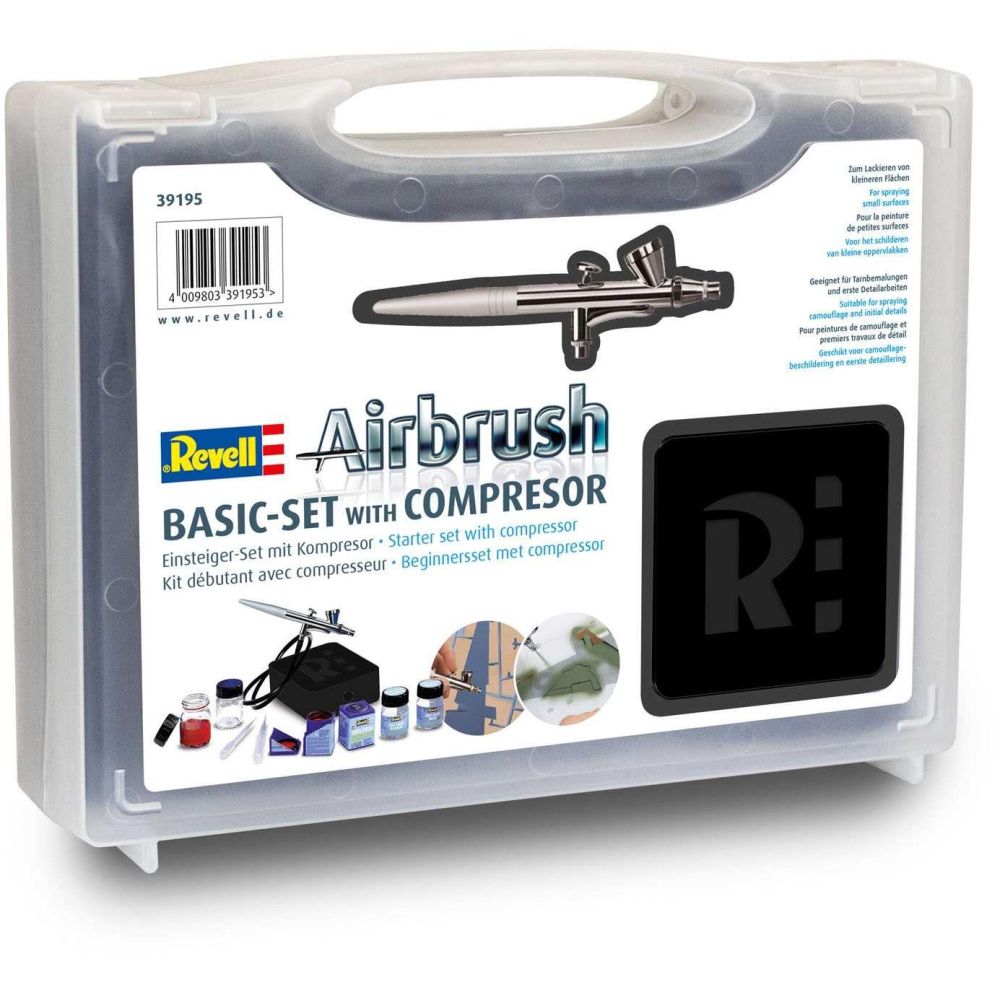 Striekací set Revell Basic s kompresorom
