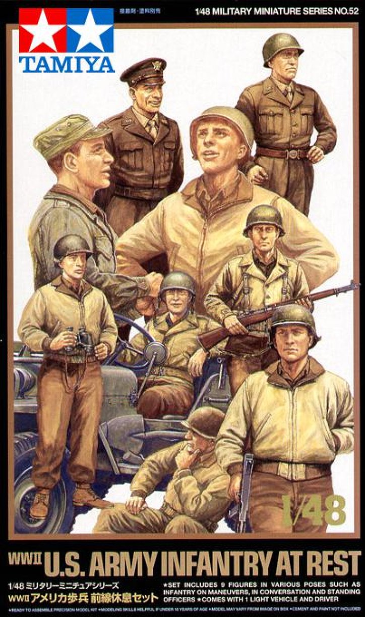 US Army Infantry At Rest