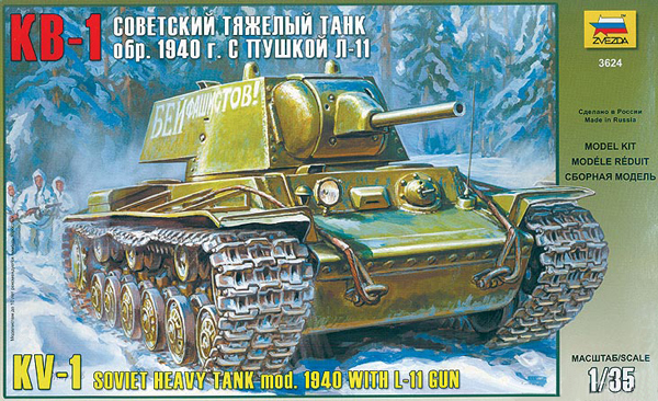 KV-1 Soviet Heavy Tank mod. 1940 With L-11