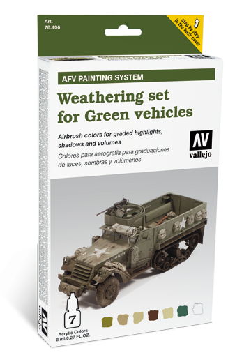 AFV Weathering set for Green vehicles