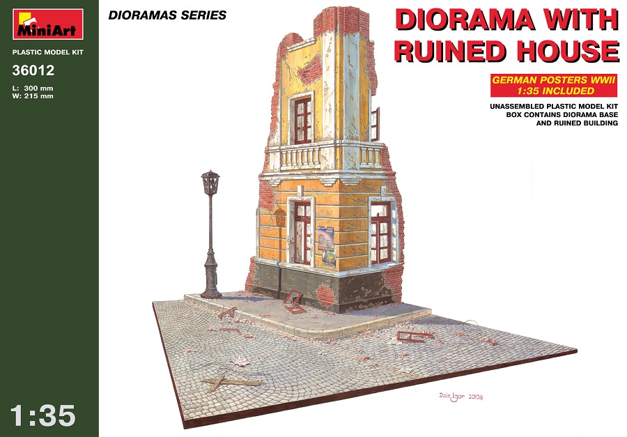 Diorama with Ruined House