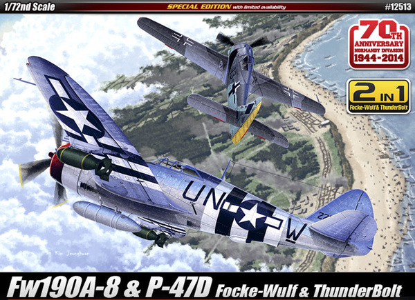 Fw 190A-8 and P-47D 'D-Day'