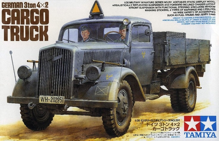 German 3ton 4x2 Cargo Truck