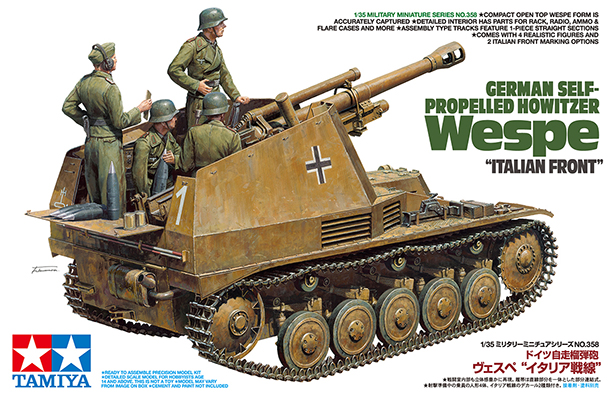 German Self-Propelled Howitzer Wespe 