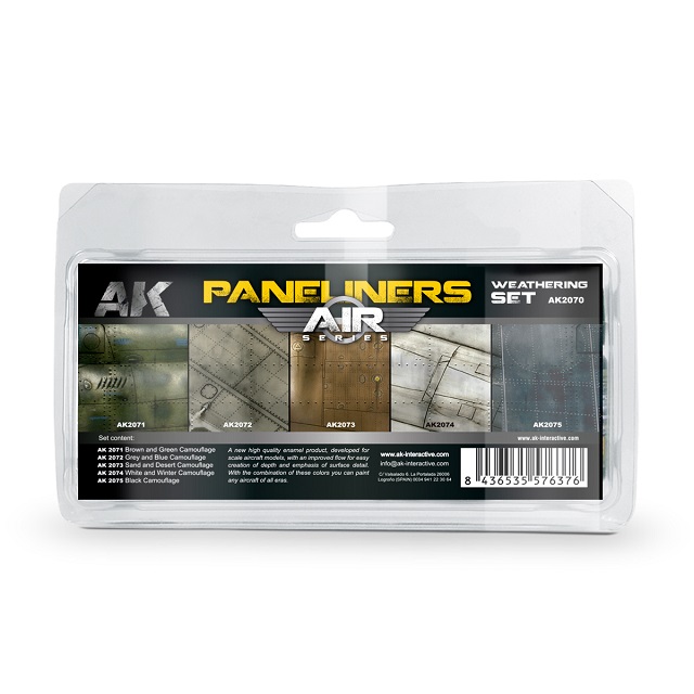 Paneliners Weathering Set Combo AK2070