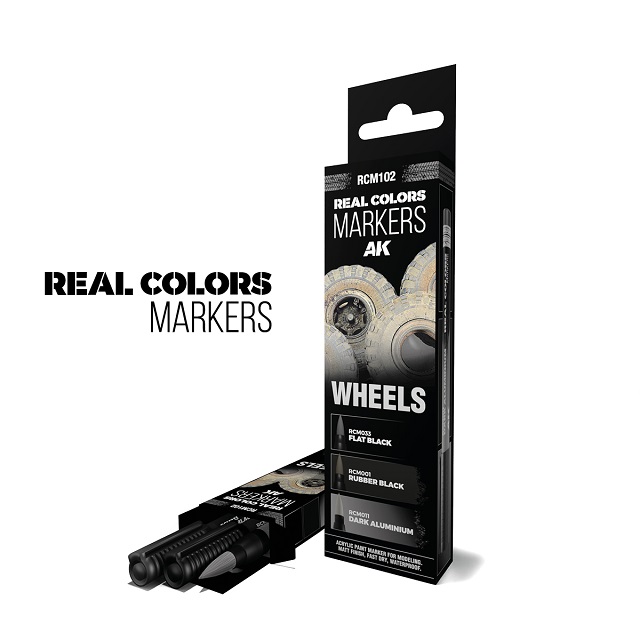 Wheels - Real Colors Markers Set