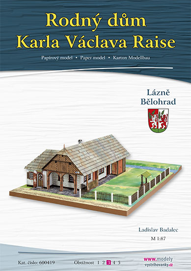 Rodný dom Karla Václava Raise - Kúpele Bělohrad