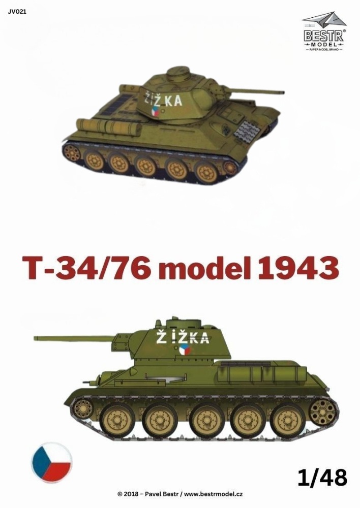 T-34/76 model 1943 (Žižka)