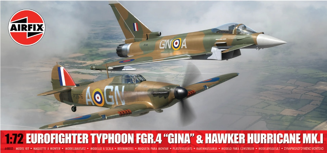 Eurofighter Typhoon FGR.4 "Gina" & Hawker Hurricane Mk.I - Twin Pack