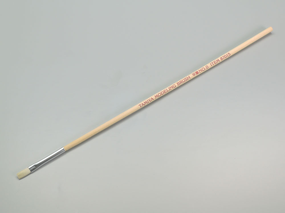 Štetec plochý - Flat Brush No.0 - Tamiya