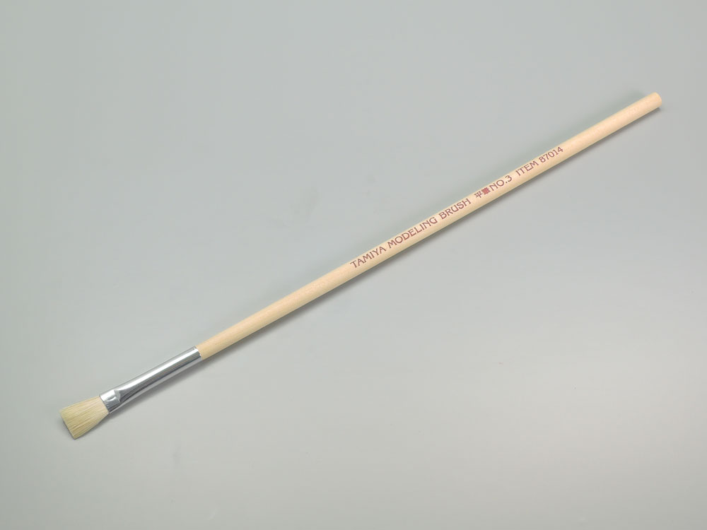 Štetec plochý - Flat Brush No.3 - Tamiya