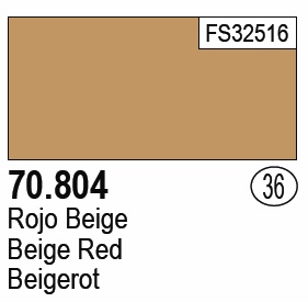 Beige Red MC036