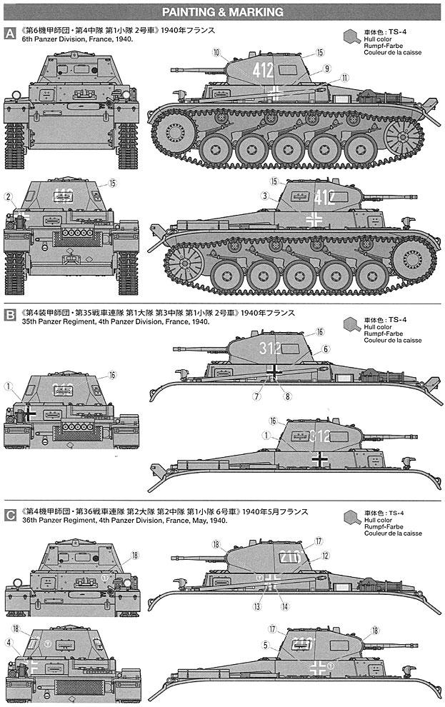 Panzerkampfwagen II Ausf. A/B/C (Sd.Kfz.121)