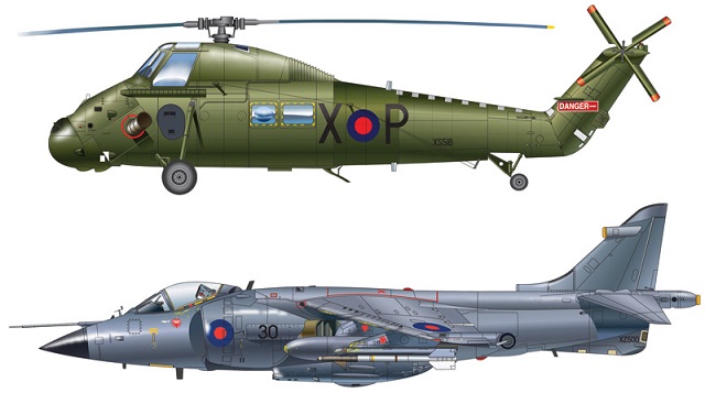 Wessex UH.5 / Sea Harrier FRS.1