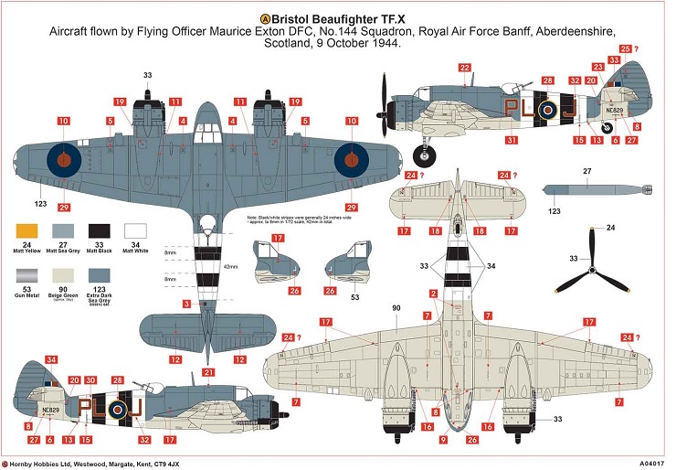 BRISTOL BEAUFIGHTER TF.X
