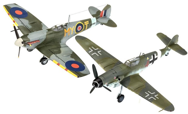 Messerschmitt Bf 109G-10 & Supermarine Spitfire Mk.V