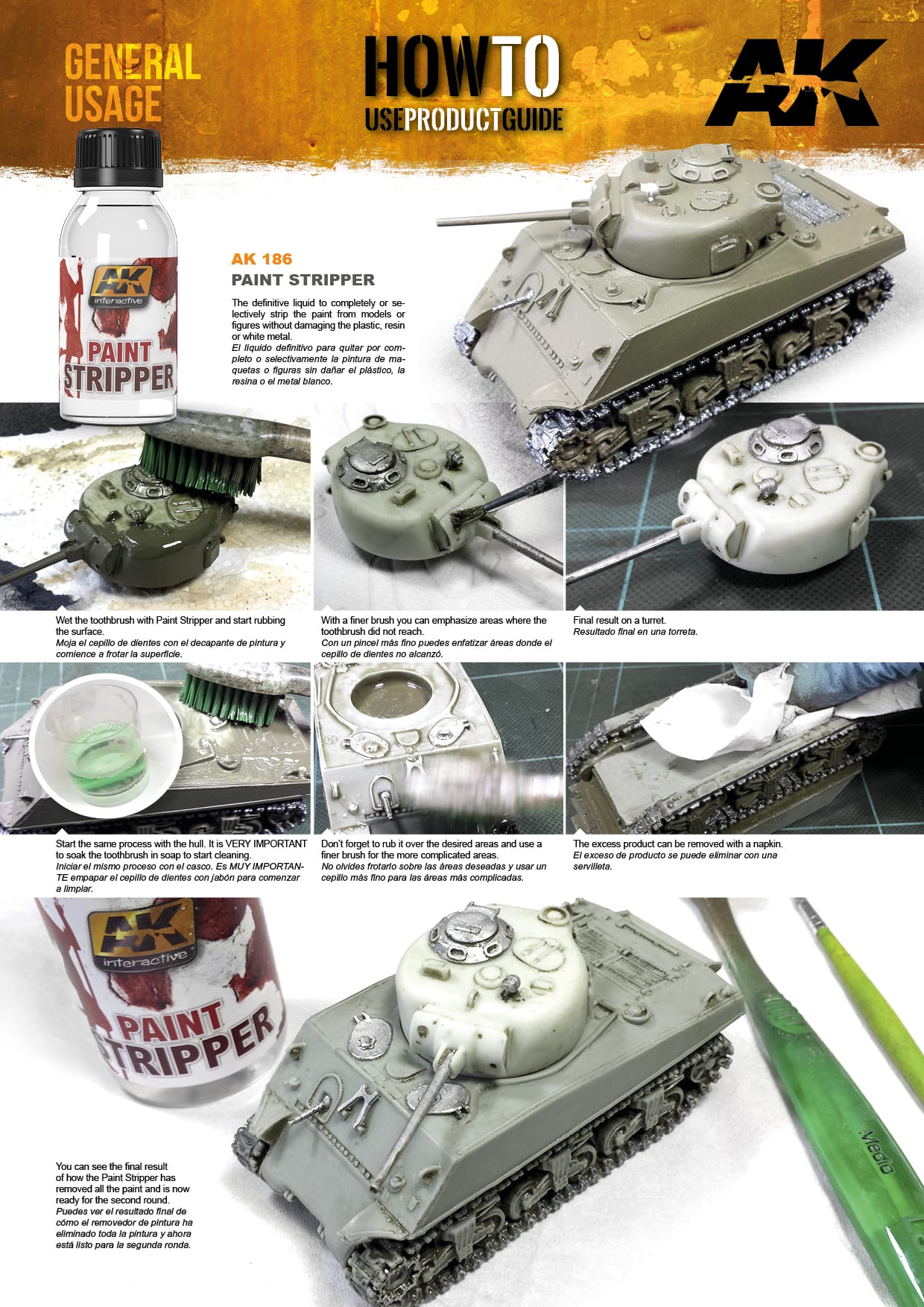 Paint Stripper 100ml AK186