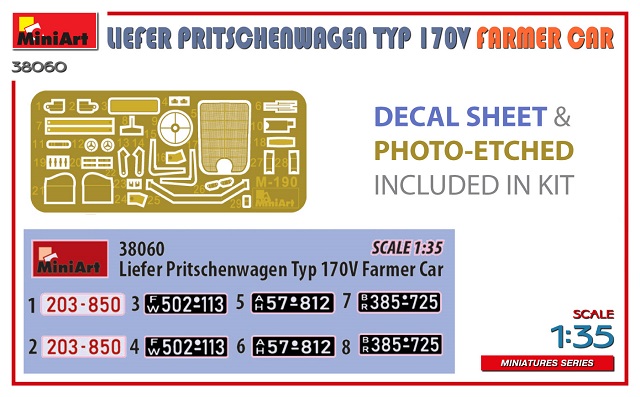Liefer Pritschenwagen Typ 170V Farmer Car