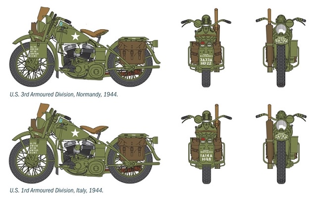 U.S. Motorcycles 1/35