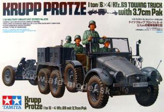 Krupp Protze Kfz,69 Towing Truck with 3,7cm Pak