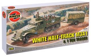 White Half - Track M3A1 & 1 Ton Trailer