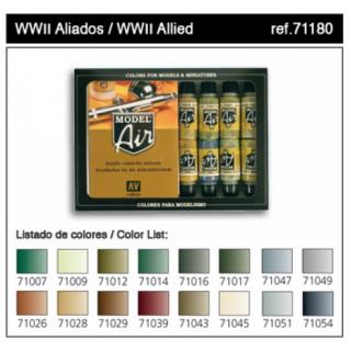 WWII Allied Colors 16 farieb