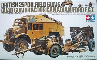 Quad Gun Tractor & 25pdr Field Gun