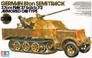 8ton Semi Track Sd.kfz. 7/2 3,7cm Flak