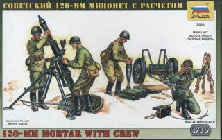 120mm Mortar with Crew