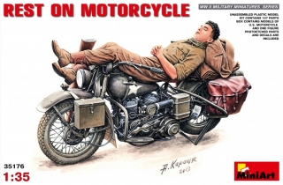 Rest On  Motorcycle