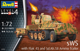sWS mit Flak-Aufbau als Sfl. mit 3,7cm Flak 43