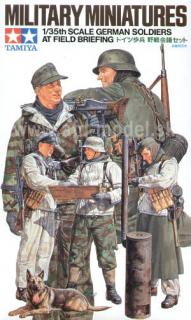 German Soldiers At Fiel Briefing