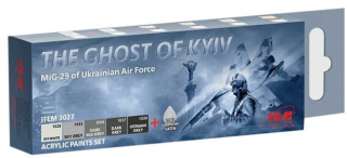 Acrylic Paint Set for The Ghost of Kyiv